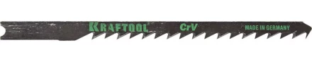 Полотна KRAFTOOL, U244D, для эл/лобзика, Cr-V, по дереву, ДВП, ДСП, фигурный рез, US-хвост., шаг 4мм, 75мм, 2шт 159623-4 купить в Когалыме