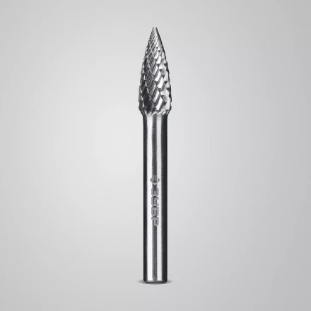 Зубр Твердосплавная борфреза G - парабола с острым углом, 8 х 20 мм (28806-8-20) купить в Когалыме