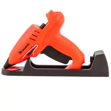 Клеевой пистолет 11 мм подставка кейс 20 160 Вт 16 г/мин регулятор 150-200° Matrix 93015 купить в Когалыме