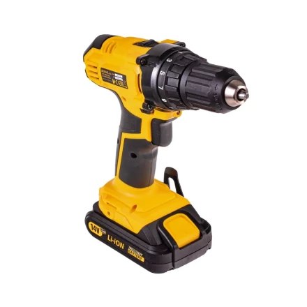 Дрель-шуруповерт аккумуляторная CDL-IB-14-02 Denzel 26112 купить в Когалыме