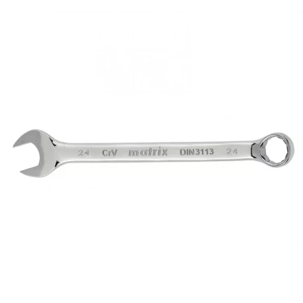 Ключ комбинированный Matrix 24 мм полированный хром 15169 купить в Когалыме
