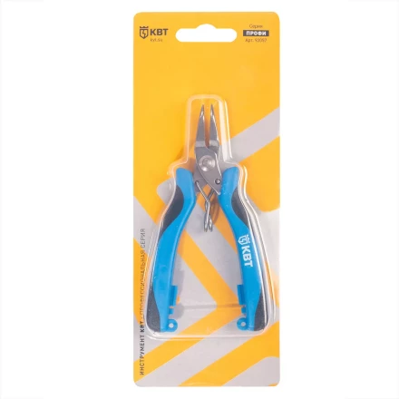 Мини-длинногубцы слесарно-монтажные изогнутые КВТ 115 мм, серия ПРОФИ (92057) купить в Когалыме
