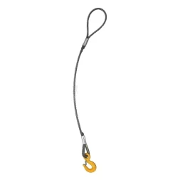 Строп канатный одноветвевой 1СК 2.5 т L=1.5 м с кч din 3.0 т опрессовка