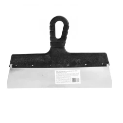 Шпатель фасадный из нержавеющей стали 300 мм пластмассовая ручка 85152