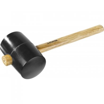 Киянка STAYER резиновая черная с деревянной ручкой, 1130г 20505-100 купить в Когалыме