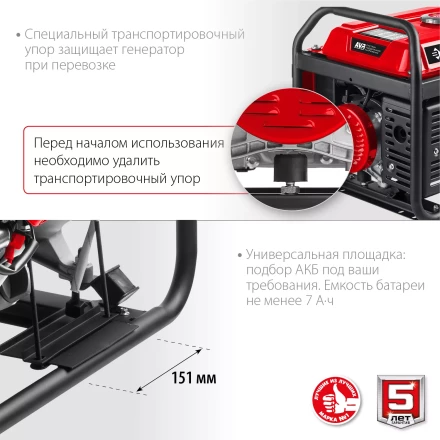 ЗУБР 2800 Вт, бензиновый генератор с электростартером (СБ-2800Е) купить в Когалыме