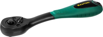 Трещотка для торцовых головок KRAFTOOL &quot;EXPERT&quot;, Сr-V сталь, 72 зубца, пластиковое покрытие, 1/4&quot; 27796-1/4_z02 купить в Когалыме