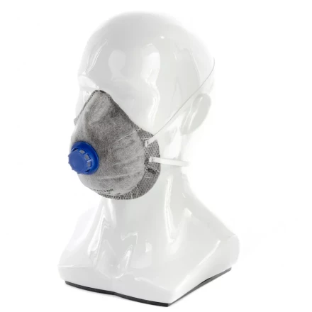 Полумаска фильтрующая формованная,модель "Исток",с угольным слоем,с клапаном выдоха FFP1 NR Россия 892467 купить в Когалыме
