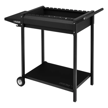 Мангал сварной на колесах, 662 х 390 х 152/805 мм, сталь 2 мм, кочерга в комплекте, Camping Palisad 69669 купить в Когалыме