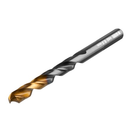 Сверло по металлу, 8,5 мм, HSS-Tin, Golden Tip, 8 шт. Denzel 717220 купить в Когалыме