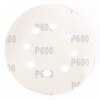 Круг абразивный на ворсовой подложке под липучку перфорированный P 600 125 мм 5 штук MATRIX 73817 купить в Когалыме