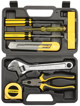Набор STAYER "STANDARD" универсальный для ремонтных работ, 8 предметов 2205-H8 купить в Когалыме