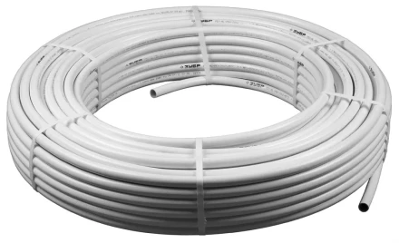 Труба металлопластиковая ЗУБР, 20мм, толщ. стенки 2мм, мет. слоя 0,2мм, макс. давл/10атм при т-ре 95 град, 100 м 51455-20-100 купить в Когалыме