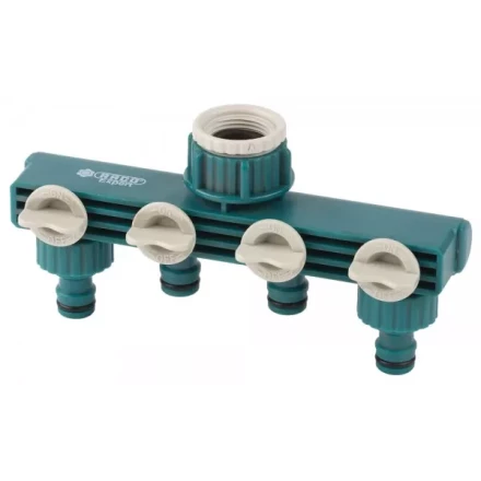 Распределитель четырехканальный (резьба внешняя-соединитель), RACO "Original" 4250-55257C, 3/4"x1" 4250-55257C купить в Когалыме