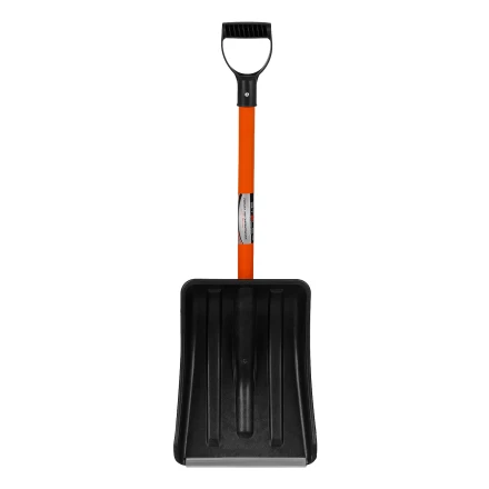 Лопата для уборки снега полипропиленовая Stels, 275х365х790 мм, стальной черенок, Россия, 61654 купить в Когалыме