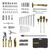 Набор инструментов Denzel 15804, 1/2&quot;, 1/4&quot;, CrV, S2, пластиковый кейс, 122 предмета купить в Когалыме