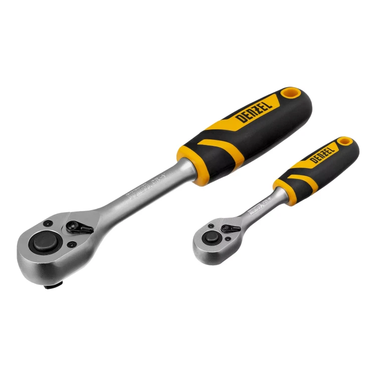 Набор инструментов Denzel 15804, 1/2", 1/4", CrV, S2, пластиковый кейс, 122 предмета купить в Когалыме