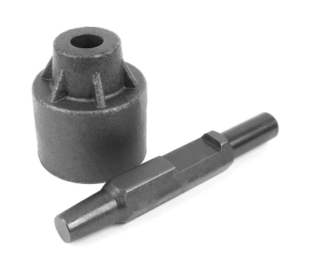 Насадка для отбойного молотка MESSER для забивания труб. Диаметр 80 мм.  НЕХ-30 купить в Когалыме