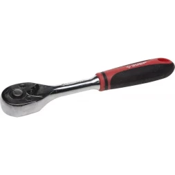 Трещотка для торцовых головок ЗУБР "МАСТЕР", Сr-V сталь, 72 зубца, 3/8" 27736-3/8