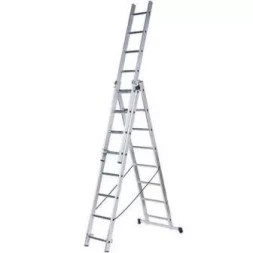 Лестница алюминиевая трёхсекционная ЛА 3х7 Вихрь