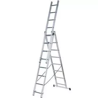 Лестница алюминиевая трёхсекционная ЛА 3х7 Вихрь купить в Когалыме