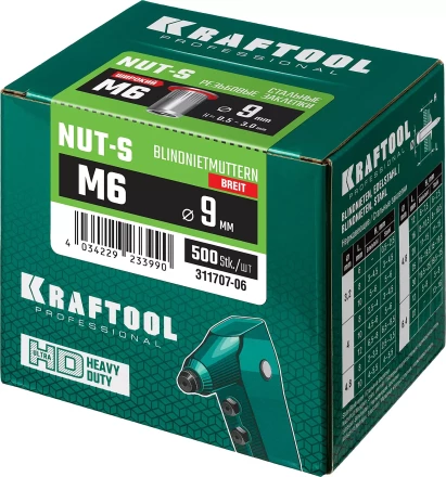 Заклепки резьбовые KRAFTOOL 311707-06 купить в Когалыме