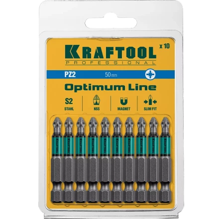 Биты KRAFTOOL OPTIMUM PZ 26124-2-50-10 купить в Когалыме