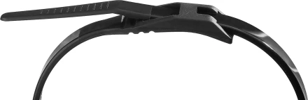 Кабельные стяжки черные КОБРА, с плоским замком, 7.6 х 370 мм, 10 шт, нейлоновые, ЗУБР 30935-76-370 купить в Когалыме