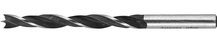 Сверло спиральное по дереву "M-type", М-образная заточка, сталь HCS, STAYER Professional 2942-090-06, d=6мм 2942-090-06_z01 купить в Когалыме