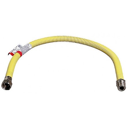 Подводка-сильфон ЗУБР для газа, нержавеющая сталь, г/ш 1/2&quot; - 2м 51006-G/S-200 купить в Когалыме