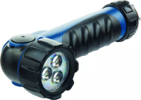 Фонарик светодиодный, противоударный, влагозащищённый, 3 ярких Led, 2хLR20, Stern 90521