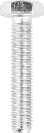 Болт ЗУБР "МАСТЕР" с шестигранной головкой, ГОСТ 7798-70, класс прочности 5.8, оцинкованный, M10x50мм, 5кг 303080-10-050 купить в Когалыме