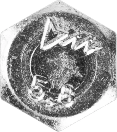 Болт ЗУБР "МАСТЕР" с шестигранной головкой, ГОСТ 7798-70, класс прочности 5.8, оцинкованный, M10x50мм, 5кг 303080-10-050 купить в Когалыме