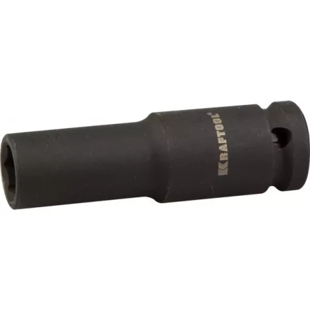 Торцовая головка KRAFTOOL "INDUSTRIE QUALITAT" ударная, удлиненная (1/2"), FLANK, Cr-Mo, фосфатированная, 12 мм 27942-12_z01 купить в Когалыме