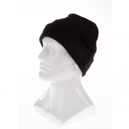 Шапка с отворотом из флиса для взрослых размер 56-57 черная Россия Сибртех 68822 купить в Когалыме