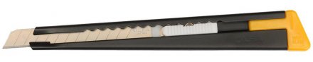 Нож OLFA с выдвижным лезвием, черный, 9мм OL-180-BLACK купить в Когалыме