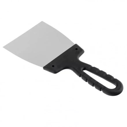 Шпательная лопатка из нержавеющей стали 100 мм пластмассовая ручка Россия 85135 купить в Когалыме