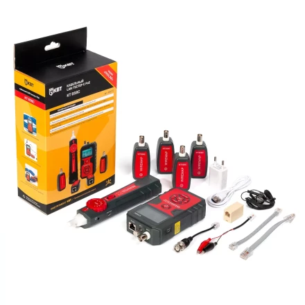 LAN-тестер кабельный КВТ KT 858C с функцией PoE (86210) купить в Когалыме