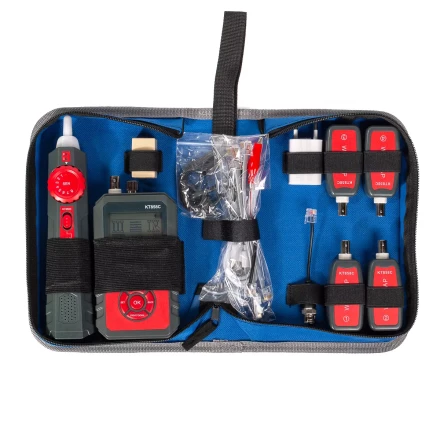 LAN-тестер кабельный КВТ KT 858C с функцией PoE (86210) купить в Когалыме