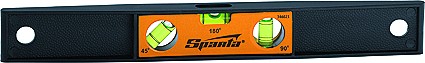 Уровень 225 мм 3 глазка пластмассовый Торпедо I  SPARTA 346025 купить в Когалыме