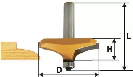 Фреза фигирейная горизонтальная ф635х19мм хв 12мм 10587 купить в Когалыме