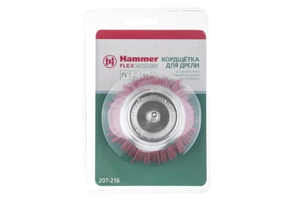 Кордщетка HAMMER чаша 75мм для дрели нейлон (207-216) купить в Когалыме