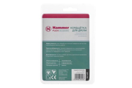Кордщетка HAMMER чаша 75мм для дрели нейлон (207-216) купить в Когалыме