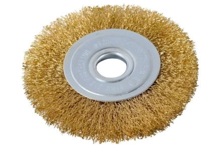 Щётка для УШМ Вихрь плоская, латунированная, 125 мм 73/1/3/45 купить в Когалыме