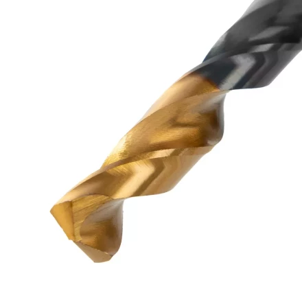 Сверло по металлу, 9 мм, HSS-Tin, Golden Tip, 8 шт. Denzel 717221 купить в Когалыме