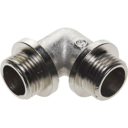 Уголок GENERAL FITTINGS с упором, никелированная латунь, ш/ш, 1/2&quot; 51072-S/S-1/2 купить в Когалыме