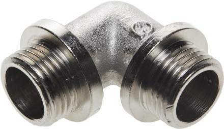 Уголок GENERAL FITTINGS с упором, никелированная латунь, ш/ш, 1/2&quot; 51072-S/S-1/2 купить в Когалыме