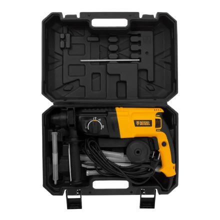 Перфоратор электрический RHH-800-26  SDS-plus 800 Вт 3 Дж  3 плюс 1 режим Denzel 26607 купить в Когалыме