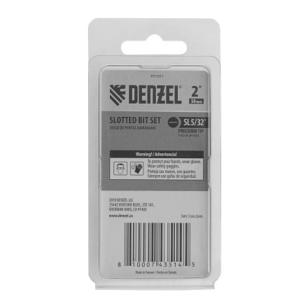 Бита SL4x50, 5 шт. Denzel 7711311 купить в Когалыме
