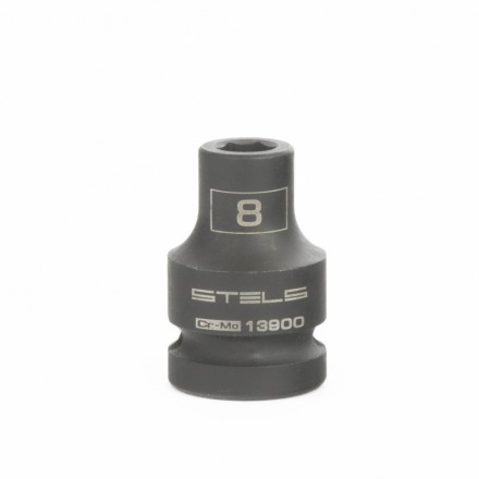 Головка ударная шестигранная 8 мм 1/2&quot; CrMo Stels 13900 купить в Когалыме